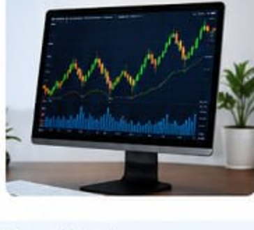 Stock market chart